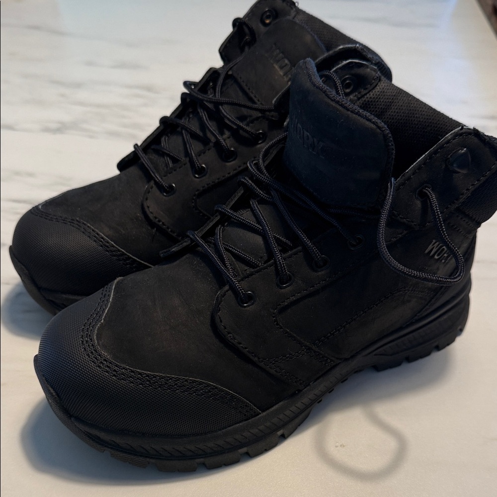 Red Wing Shoes Black Women's Boots WORX